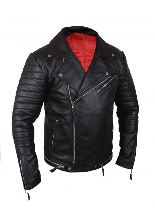 Men's Red Lining Biker Jacket